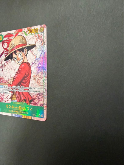 One Piece Monkey D. Luffy OP13-118 Fighting Card from Japan with Double Attack and Don effect