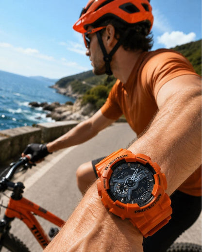 Casio G-Shock GA-110MR Orange-Black Watch — Japan Import