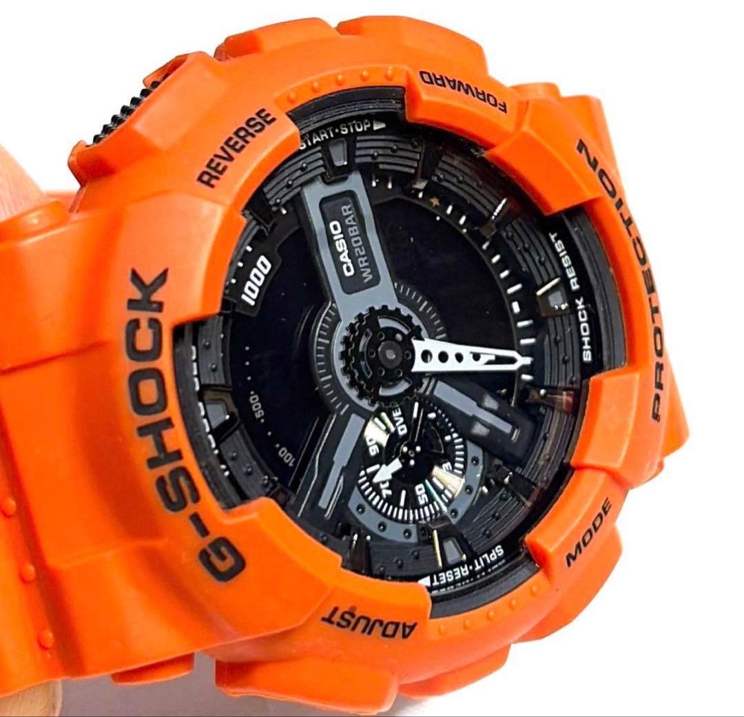 Casio G-Shock GA-110MR Orange-Black Watch — Japan Import