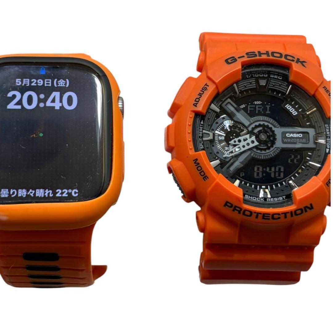 Casio G-Shock GA-110MR Orange-Black Watch — Japan Import