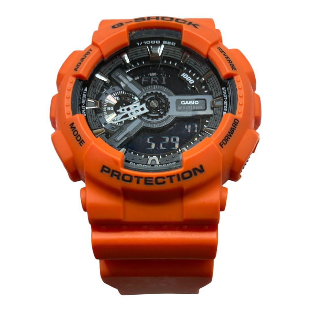 Casio G-Shock GA-110MR Orange-Black Watch — Japan Import