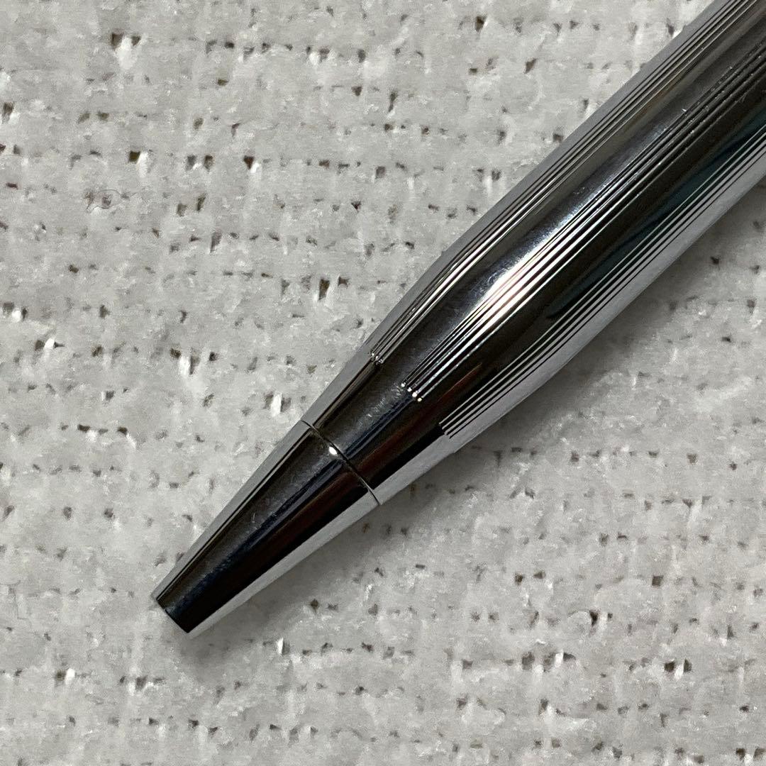 Cross Silver Stripe Ballpoint Pen — Japan Import