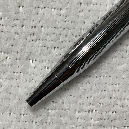 Cross Silver Stripe Ballpoint Pen — Japan Import