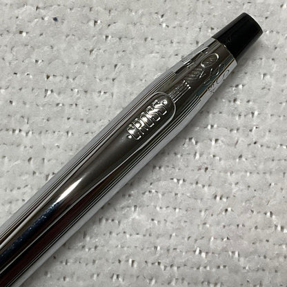 Cross Silver Stripe Ballpoint Pen — Japan Import