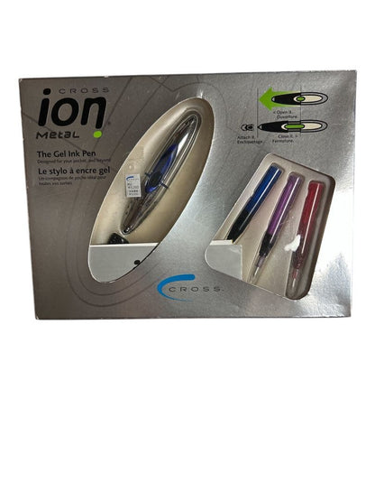 Cross Ion Metal Pen Blue 812-15 RFLWB — Japan Import