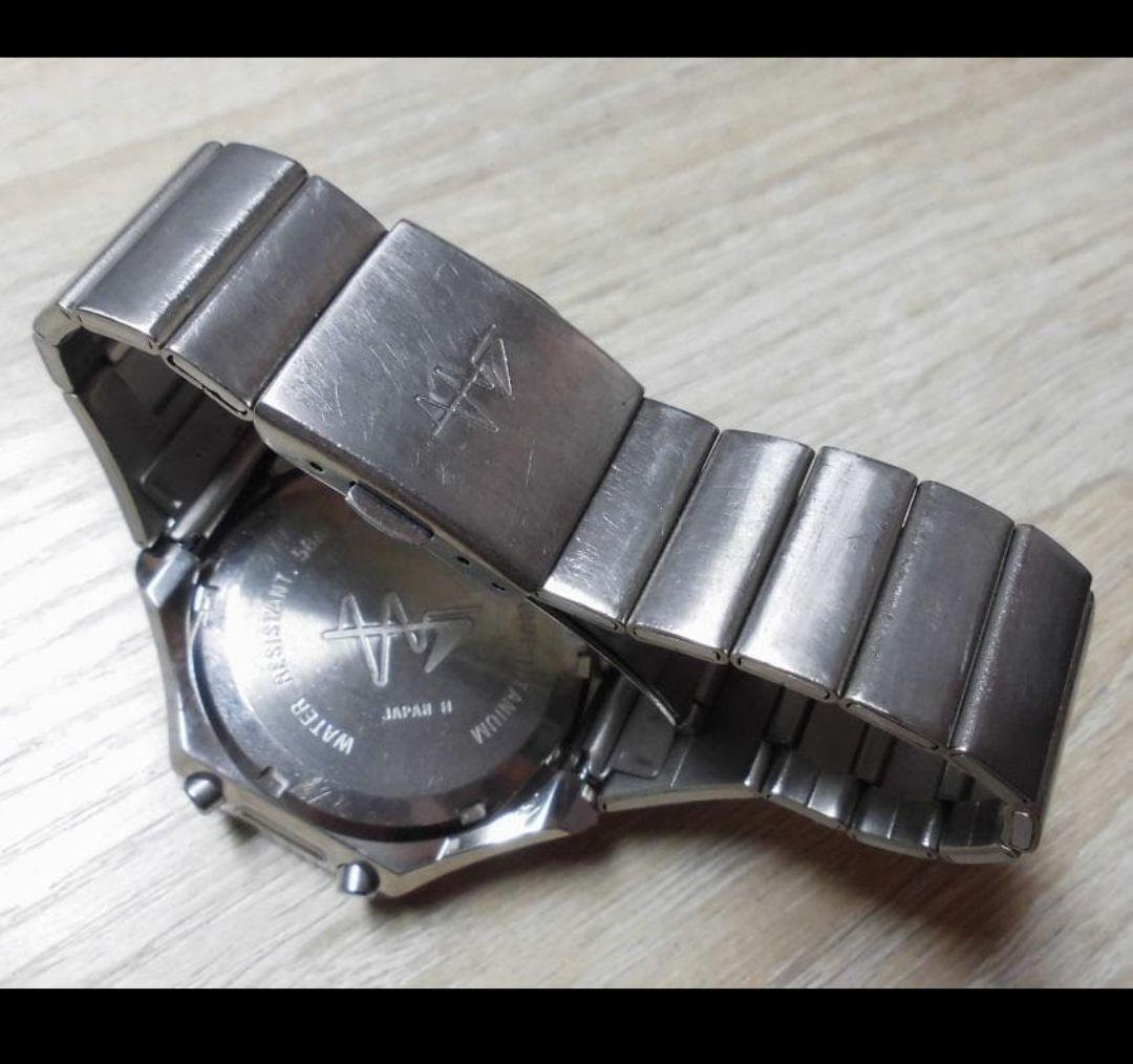 Casio Digital Watch Rare Titanium Model ME-100T Unique Design