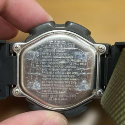 Casio G-Shock DW-8800 Men’s Watch with Replaced Band and Battery—1990s Japan Import
