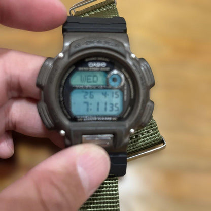 Casio G-Shock DW-8800 Men’s Watch with Replaced Band and Battery—1990s Japan Import