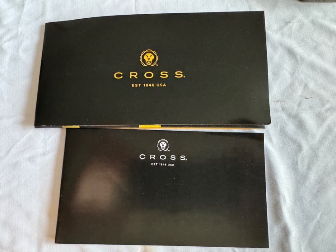 Cross Townsend Medalist Ballpoint Pen Model CR-N502TW Silver Gold with Box — Japan Import
