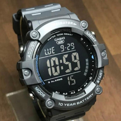 Casio Digital Wristwatch Overseas Model Big Face For Outdoor Camping