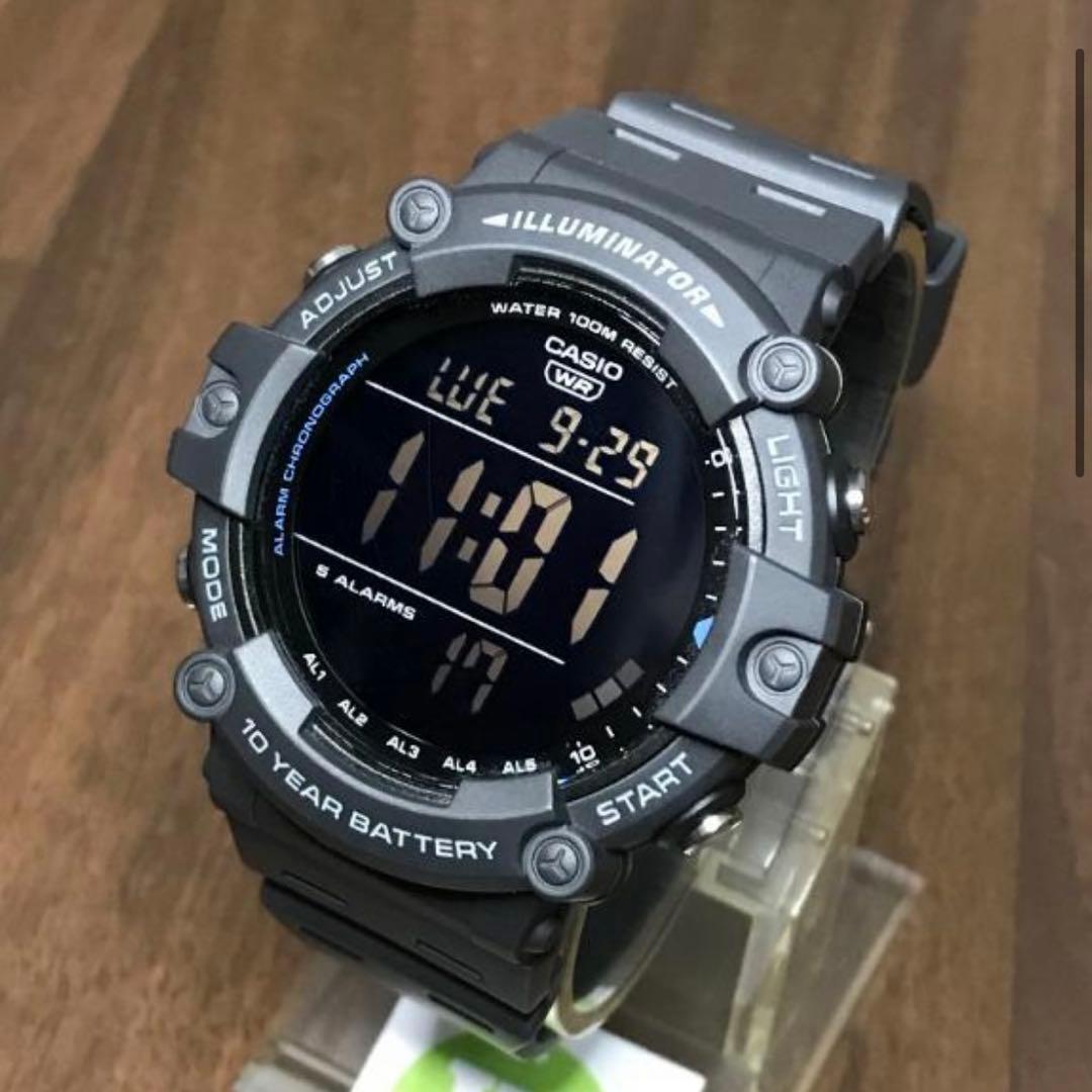 Casio Digital Wristwatch Overseas Model Big Face For Outdoor Camping