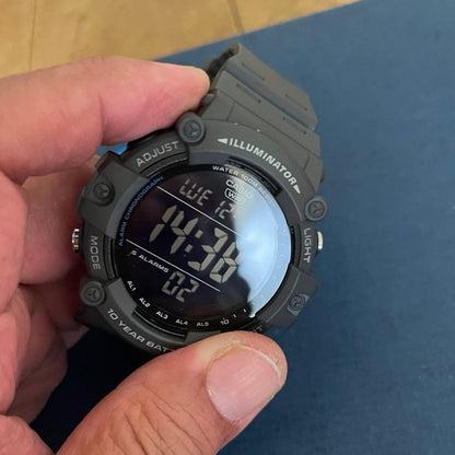 Casio Digital Wristwatch Overseas Model Big Face For Outdoor Camping