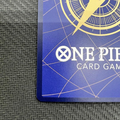 One Piece PRB02 The Best 2 R Parallel Event Foil Card with white chip on bottom left back, Japanese edition