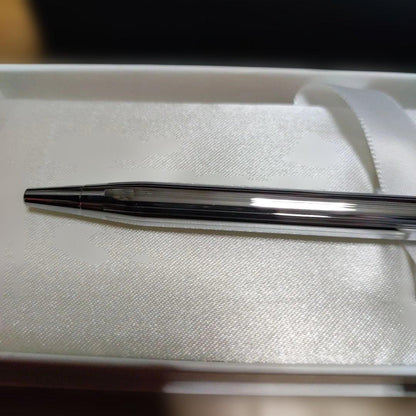 CROSS Silver Ballpoint Pen with Refill Points