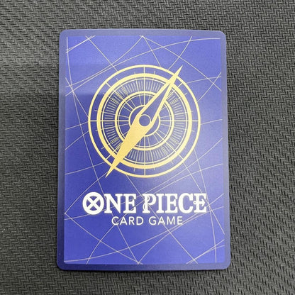 One Piece Gold Rotation Bullet R Parallel OP15 Event Card from God of Island Adventure series with foil stamping in hard case