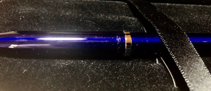 Brand Cross Century II Ballpoint Pen Model Blue Lacquer 134mm (5.3 in) size 154mm (6.1 in) length