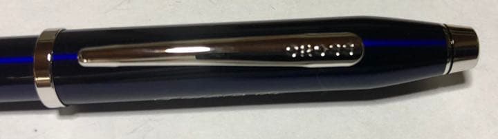 Brand Cross Century II Ballpoint Pen Model Blue Lacquer 134mm (5.3 in) size 154mm (6.1 in) length