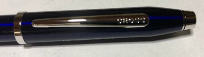 Brand Cross Century II Ballpoint Pen Model Blue Lacquer 134mm (5.3 in) size 154mm (6.1 in) length