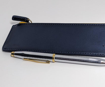 Cross Classic Century Ballpoint Pen with Leather Pen Case — Japan Import