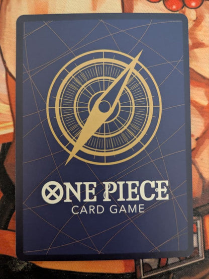 One Piece Card Game OP13-118 SEC Parallel Luffy Japanese card in protective sleeve