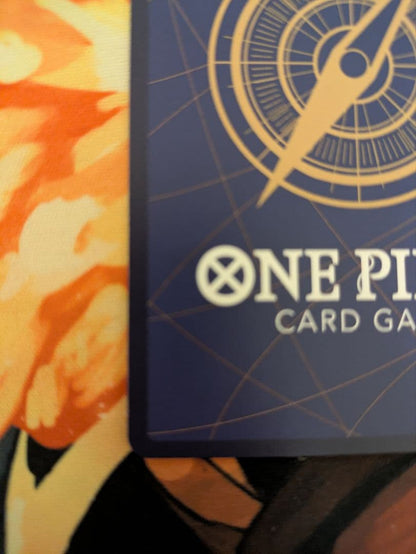 One Piece Card Game OP13-118 SEC Parallel Luffy Japanese card in protective sleeve