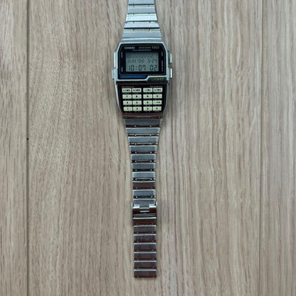 Casio Data Bank DBC-1500 Vintage Digital Watch with Calculator and Phone Memo — Japan Import
