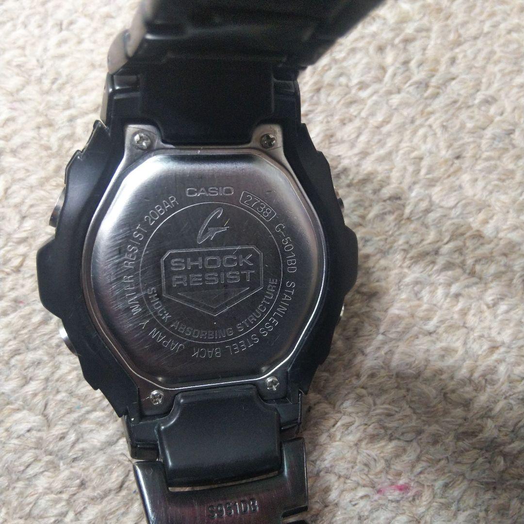 Casio G-Shock G-501BD-1AJF Black Digital Analog Combination Watch — Japan Import