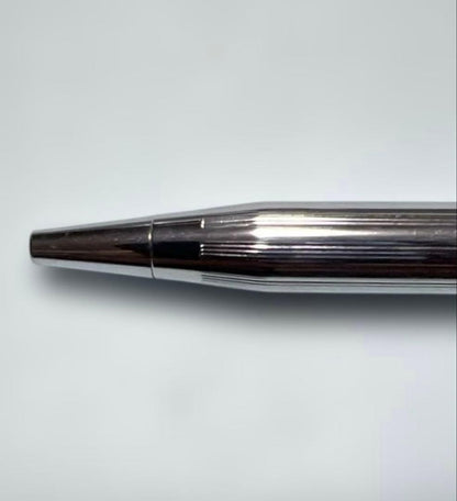 CROSS Classic Century ballpoint pen in chrome silver with Insyte brand engraving, Japan import