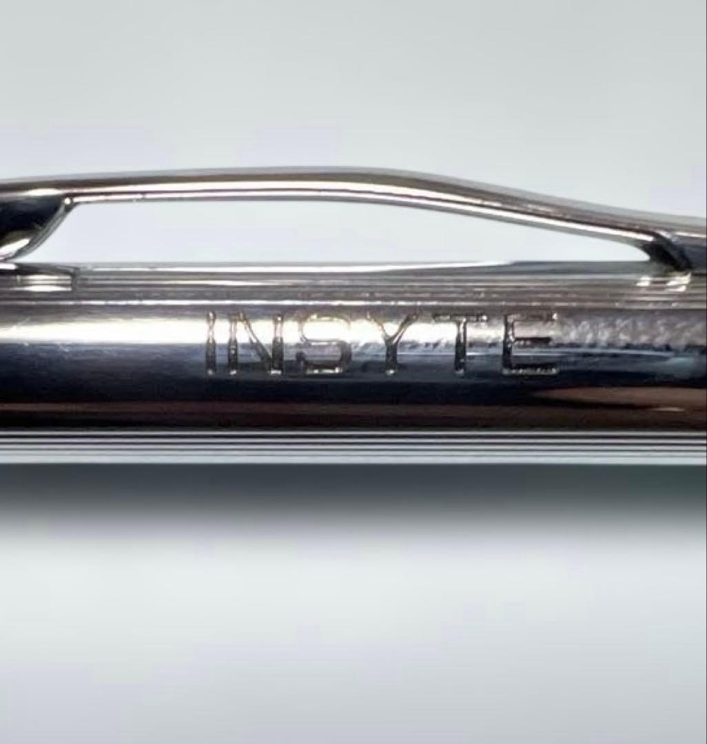 CROSS Classic Century ballpoint pen in chrome silver with Insyte brand engraving, Japan import