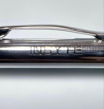 CROSS Classic Century ballpoint pen in chrome silver with Insyte brand engraving, Japan import