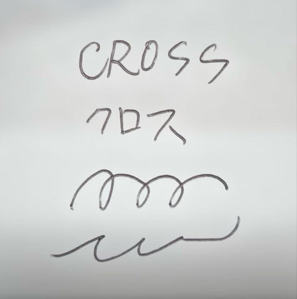 CROSS Classic Century ballpoint pen in chrome silver with Insyte brand engraving, Japan import