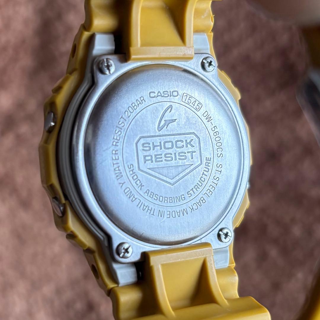 Casio G-Shock Overseas Model Yellow