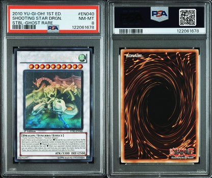 Bandai PSA8 Shooting Star Dragon North America 1st edition ghost holographic English trading card