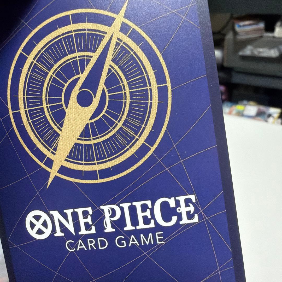 Marshall D. Teach rare character card from One Piece card game with minor back scratches