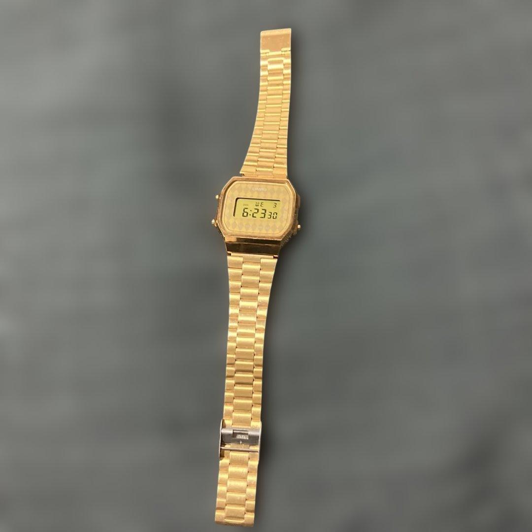 Casio A168 Gold Argyle Watch — Japan Import