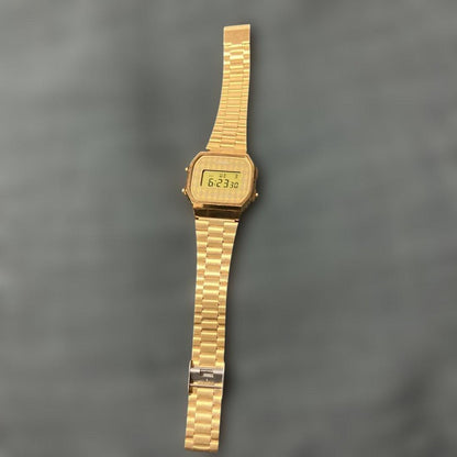Casio A168 Gold Argyle Watch — Japan Import