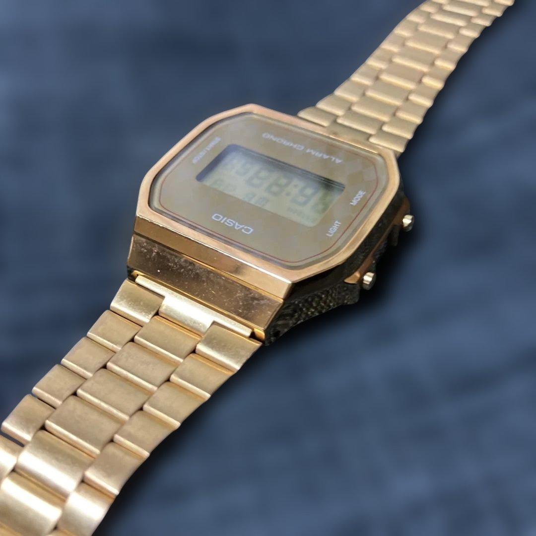Casio A168 Gold Argyle Watch — Japan Import