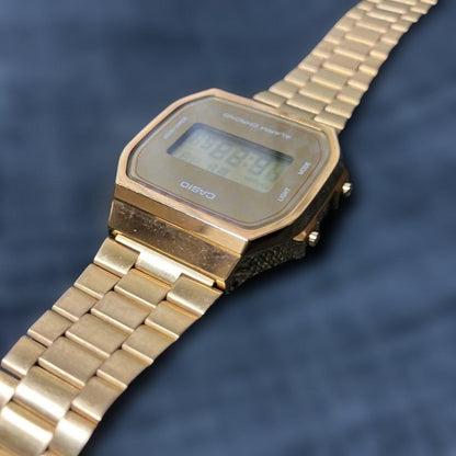 Casio A168 Gold Argyle Watch — Japan Import