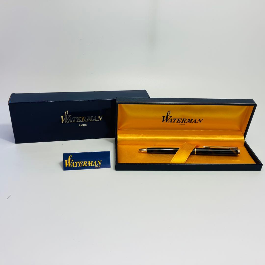 Waterman Pen and Cross Chrome Twist Ballpoint Pen Set with Box