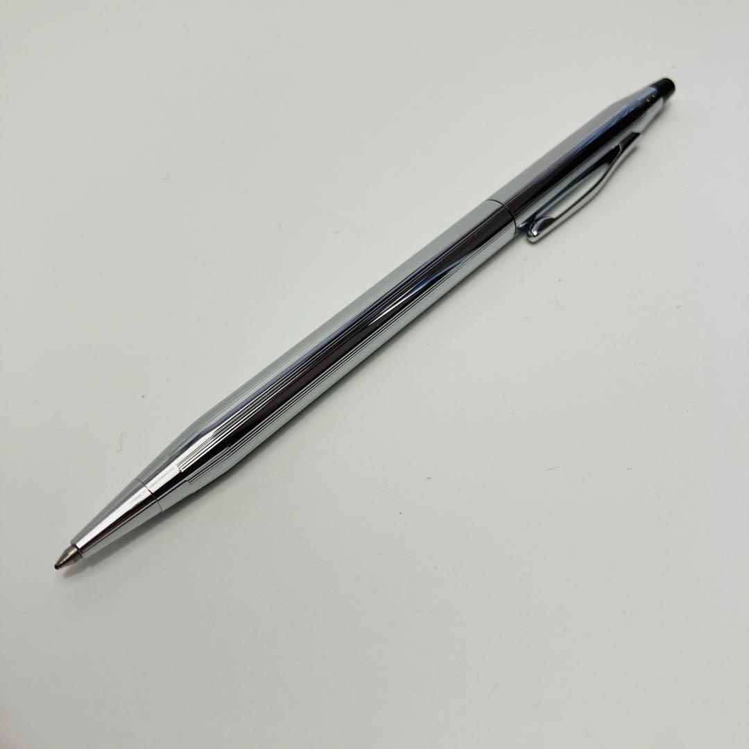 Waterman Pen and Cross Chrome Twist Ballpoint Pen Set with Box