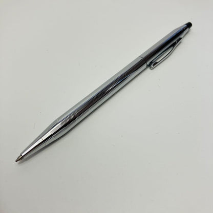 Waterman Pen and Cross Chrome Twist Ballpoint Pen Set with Box