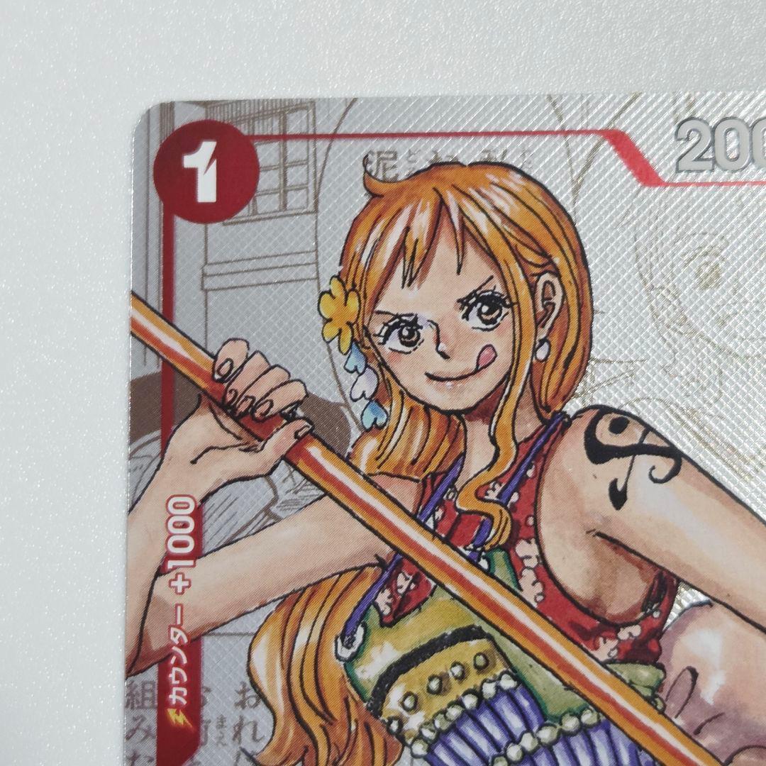 One Piece Nami OP01-016 R Parallel 25th Anniversary Card from Japan Import