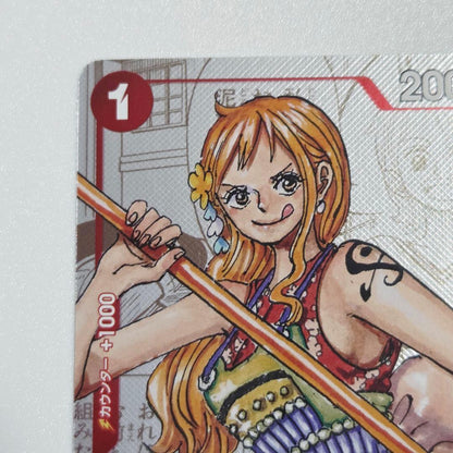 One Piece Nami OP01-016 R Parallel 25th Anniversary Card from Japan Import