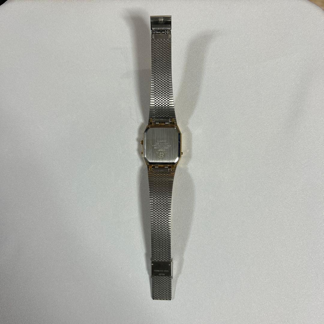 Casio Analog Quartz Watch with Gold Mesh Band — Japan Import