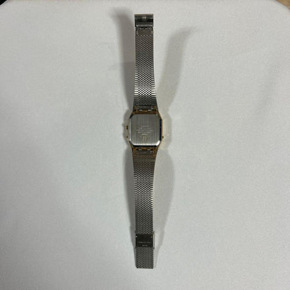 Casio Analog Quartz Watch with Gold Mesh Band — Japan Import
