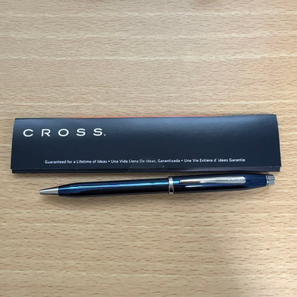 Cross Century II Blue Lacquer Ballpoint Pen — Japan Import