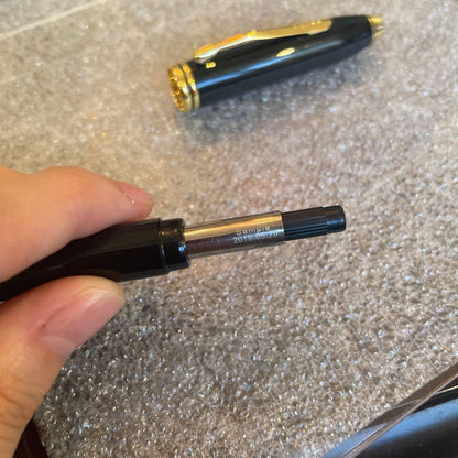 Cross Townsend Ballpoint Pen No.60 in black with oil-based ink, used condition, Japan import