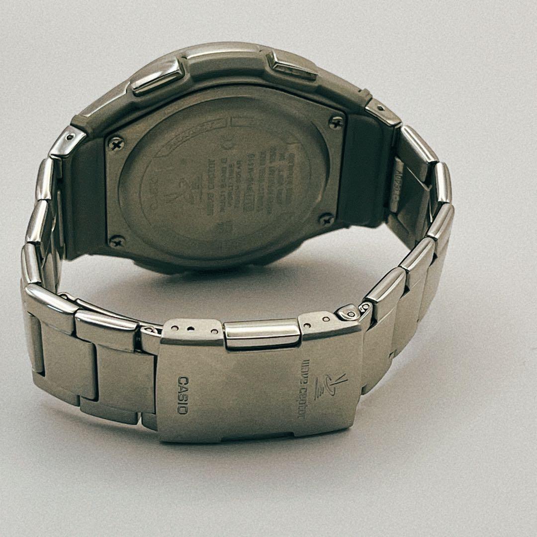 Casio WAVE CEPTOR WVQ-M410 Radio Solar Watch with Silver and Black Finish — Japan Import