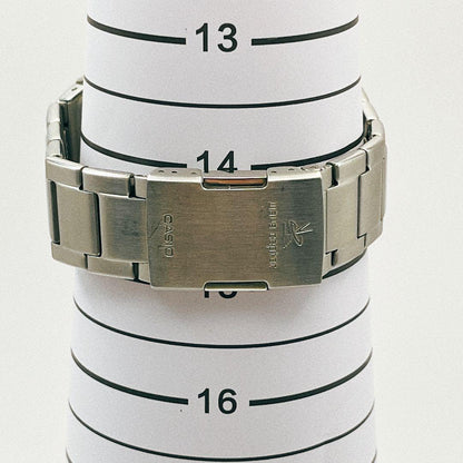 Casio WAVE CEPTOR WVQ-M410 Radio Solar Watch with Silver and Black Finish — Japan Import