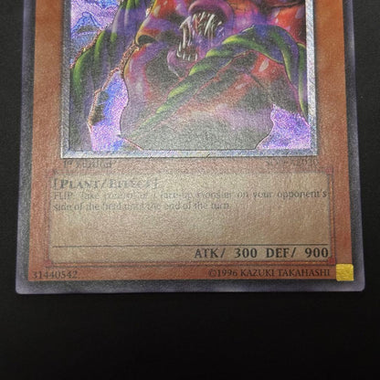 Yugioh Confusion of Lafresia Relief card Old Asia region Japan import with protective packaging
